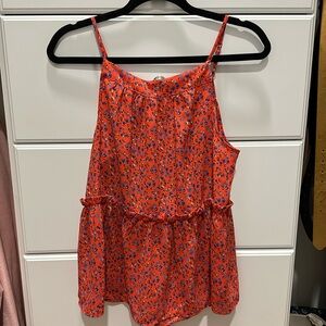 Red floral blouse Sienna Sky (m)